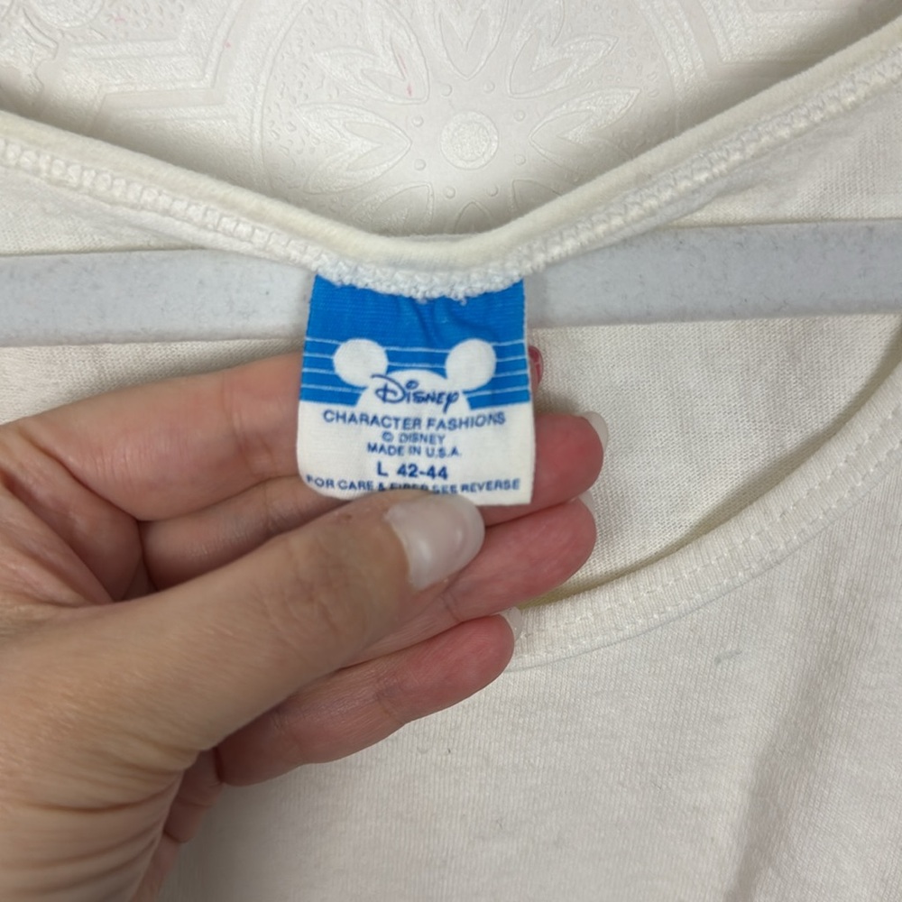 Vintage 90s Walt Disney World Mickey Mouse Cutoff Tank Shirt Sleeveless Large - Picture 5 of 7